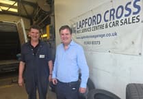 Lapford garage business visit for local MP